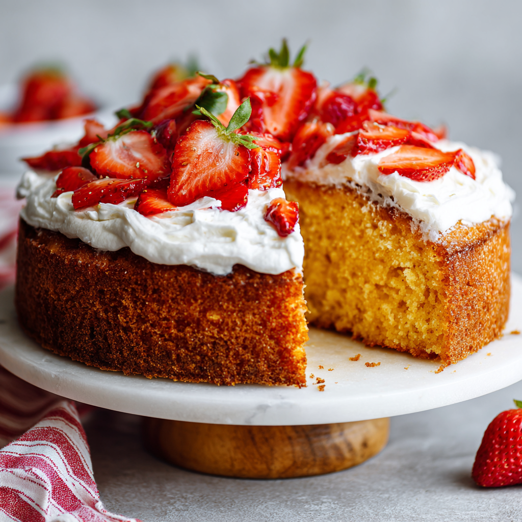 Strawberry Shortcake Cake