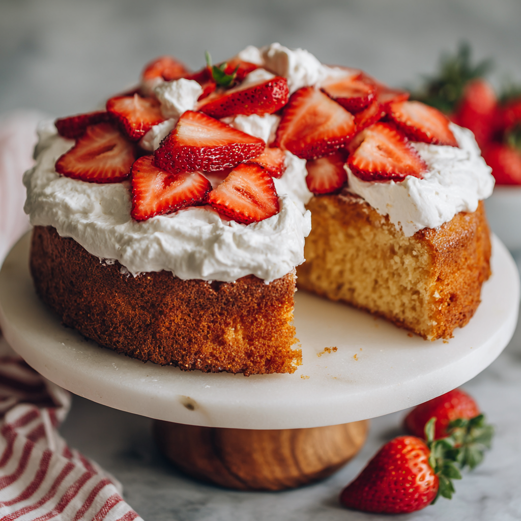 Strawberry Shortcake Cake