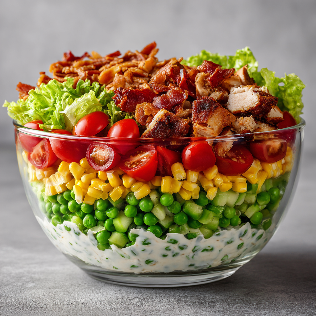 Easy Seven Layer Salad Recipe