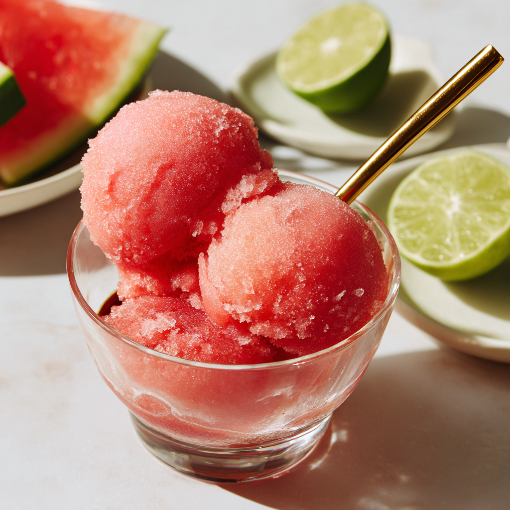 Watermelon Sorbet Recipe