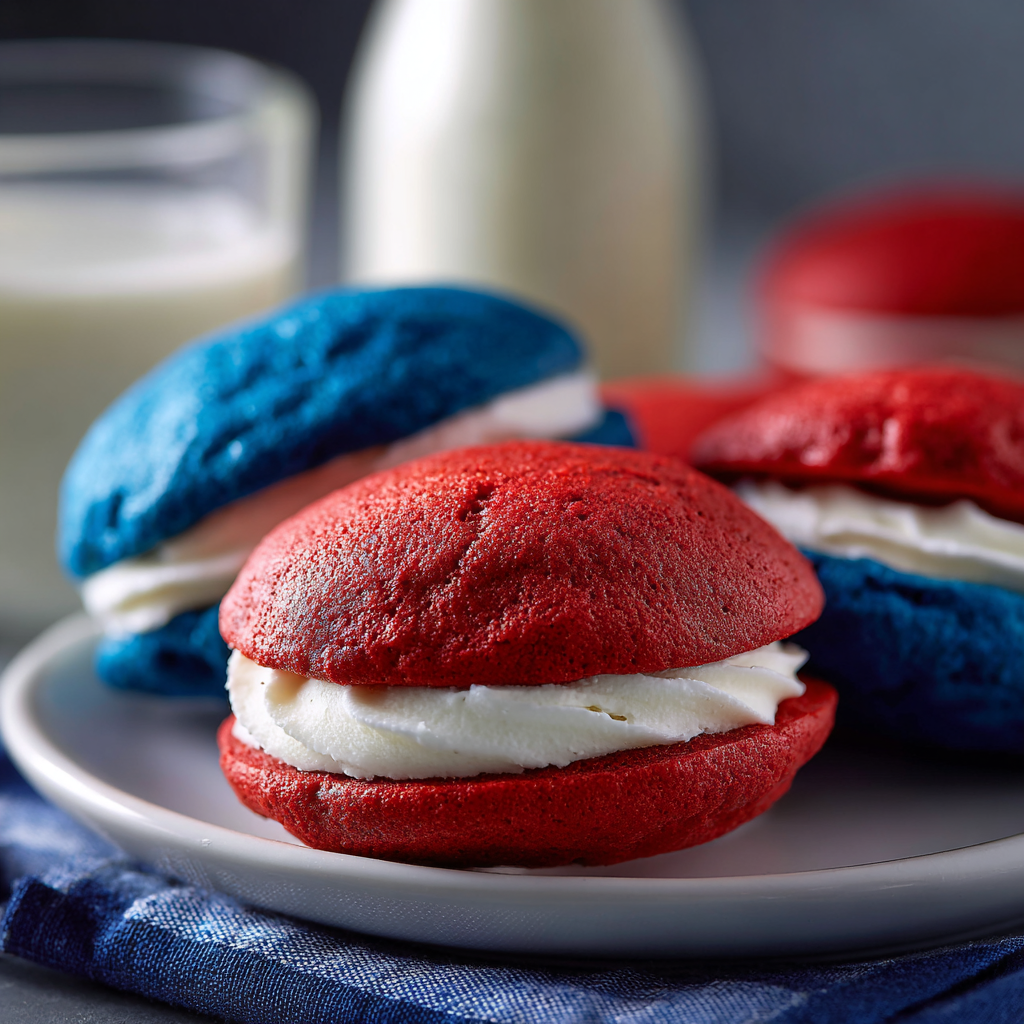 Patriotic Whoopie Pies