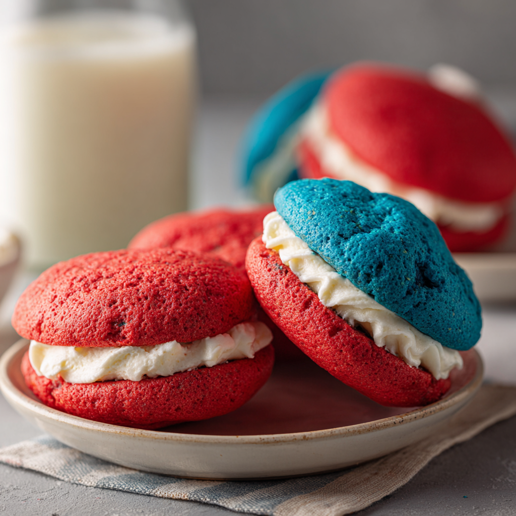 Patriotic Whoopie Pies