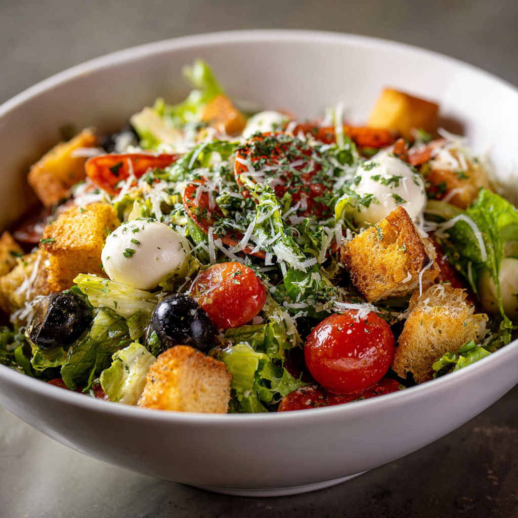 Pizza Salad Recipe (Ready in 10 Minutes!)