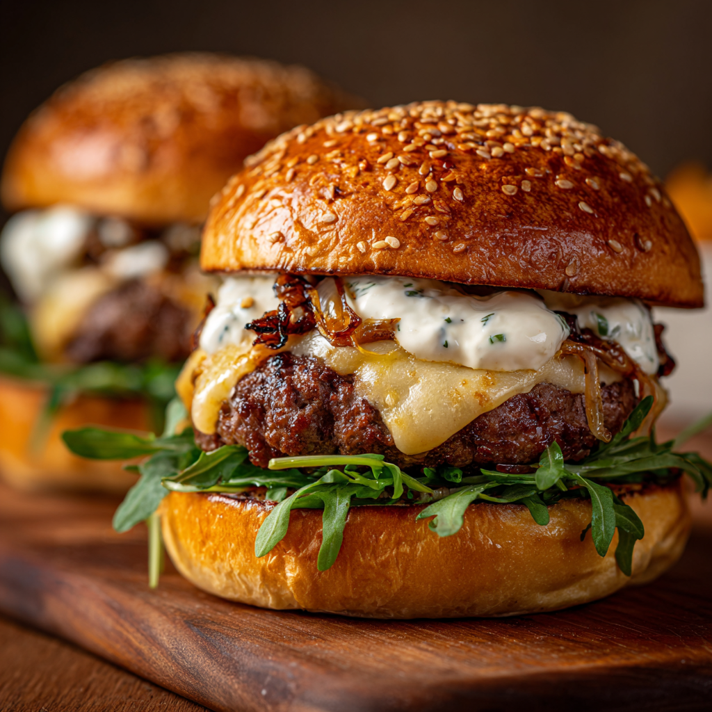 French Onion Burgers