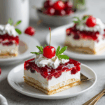 Layered Cherry Cheesecake Dessert