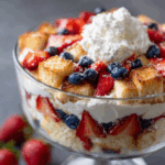 Red White and Blue Trifle