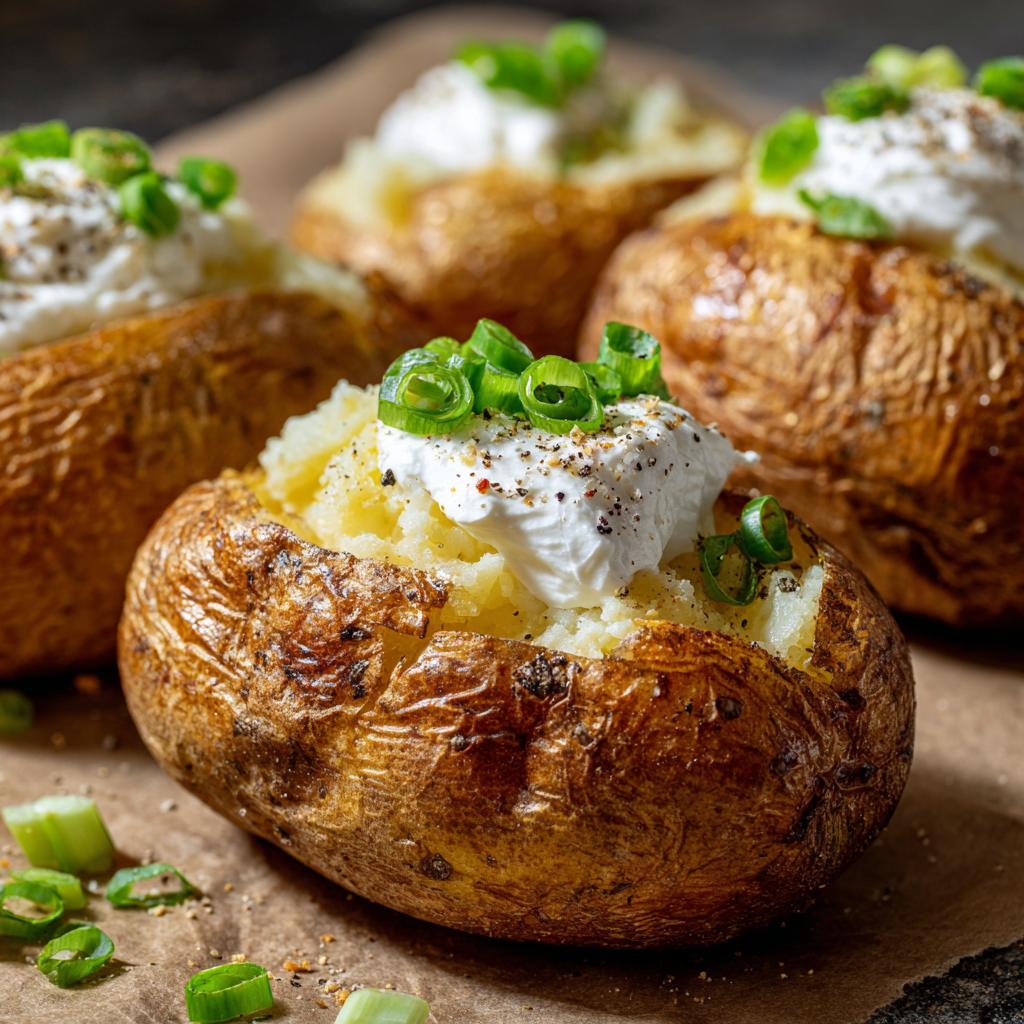 Instant Pot Baked Potatoes (with Crispy Skins!!)