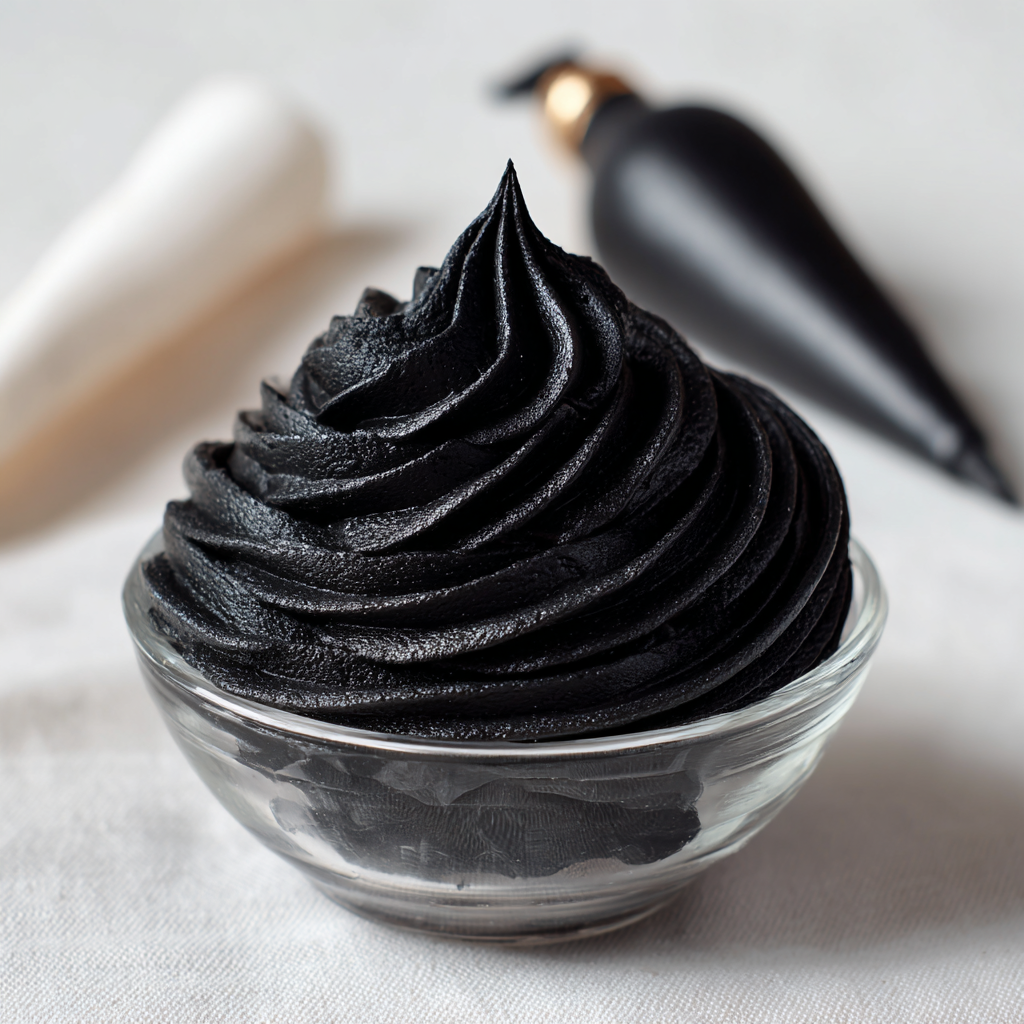 How to Make Black Icing {Buttercream Frosting}