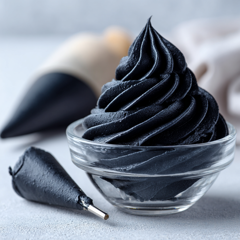 How to Make Black Icing {Buttercream Frosting}