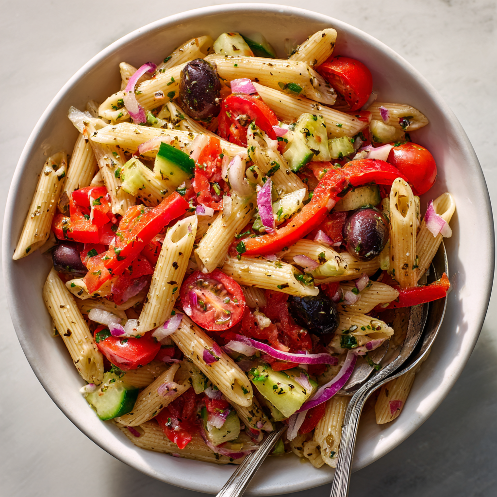 Best Pasta Salad with Grilled Veggies