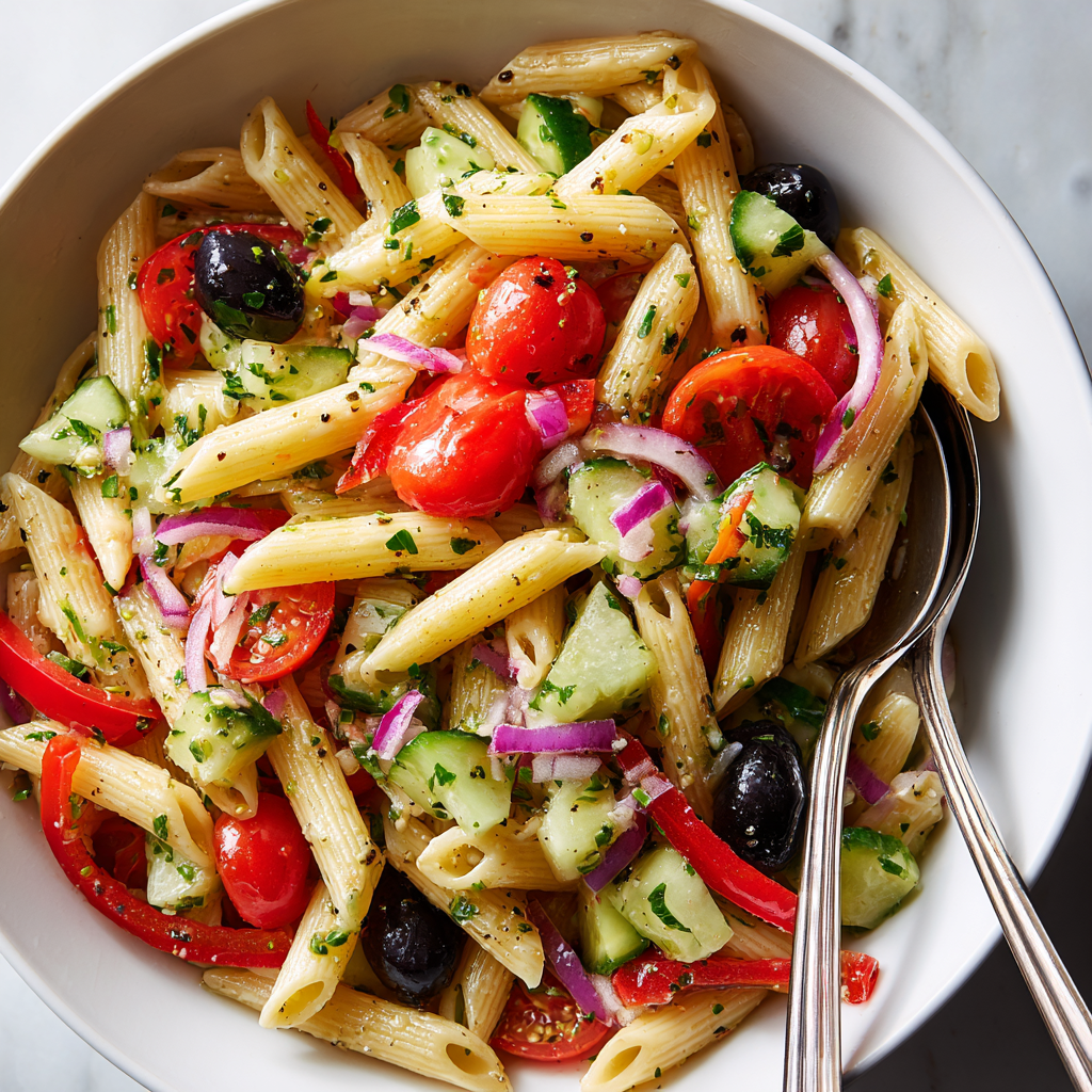 Best Pasta Salad with Grilled Veggies