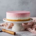 No Bake Rhubarb Cheesecake | Entertaining with Wine