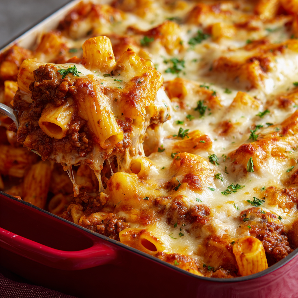Baked Rigatoni Pasta Recipe