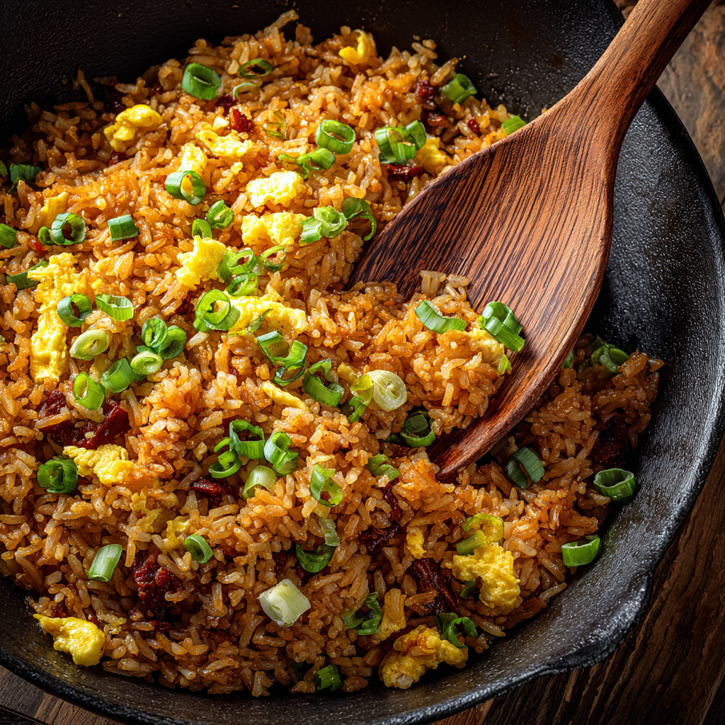 Soy Sauce Fried Rice (酱油炒饭) 8 Soy Sauce Fried Rice (酱油炒饭)