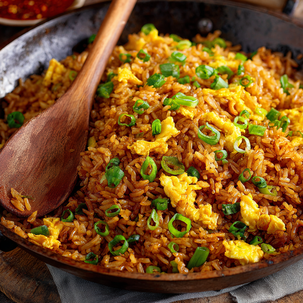 Soy Sauce Fried Rice (酱油炒饭)