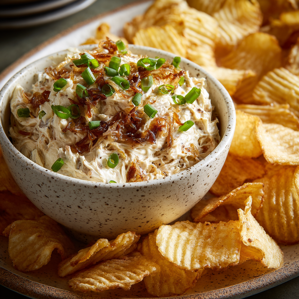 Greek Yogurt French Onion Dip