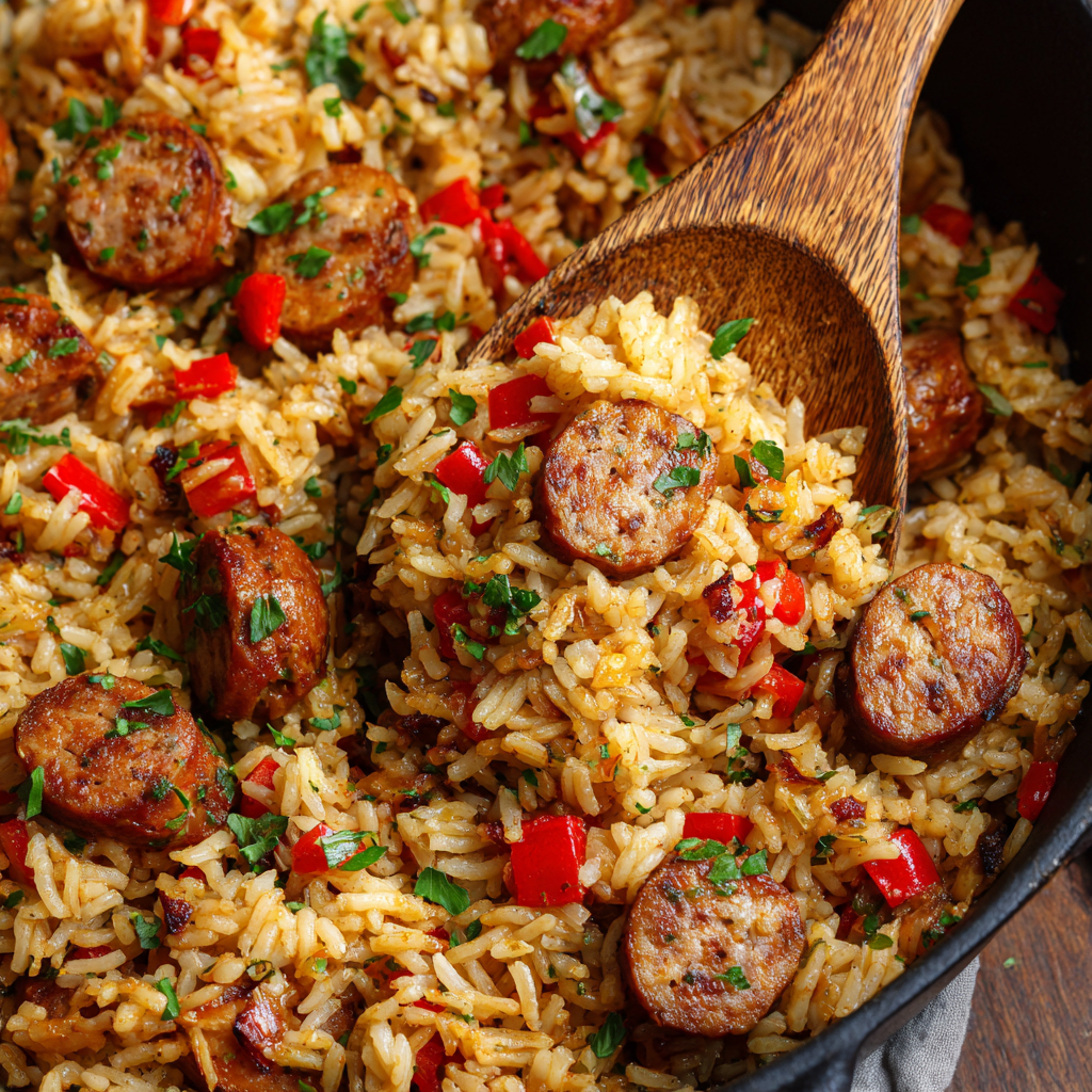 One-Pot Smoked Sausage And Rice