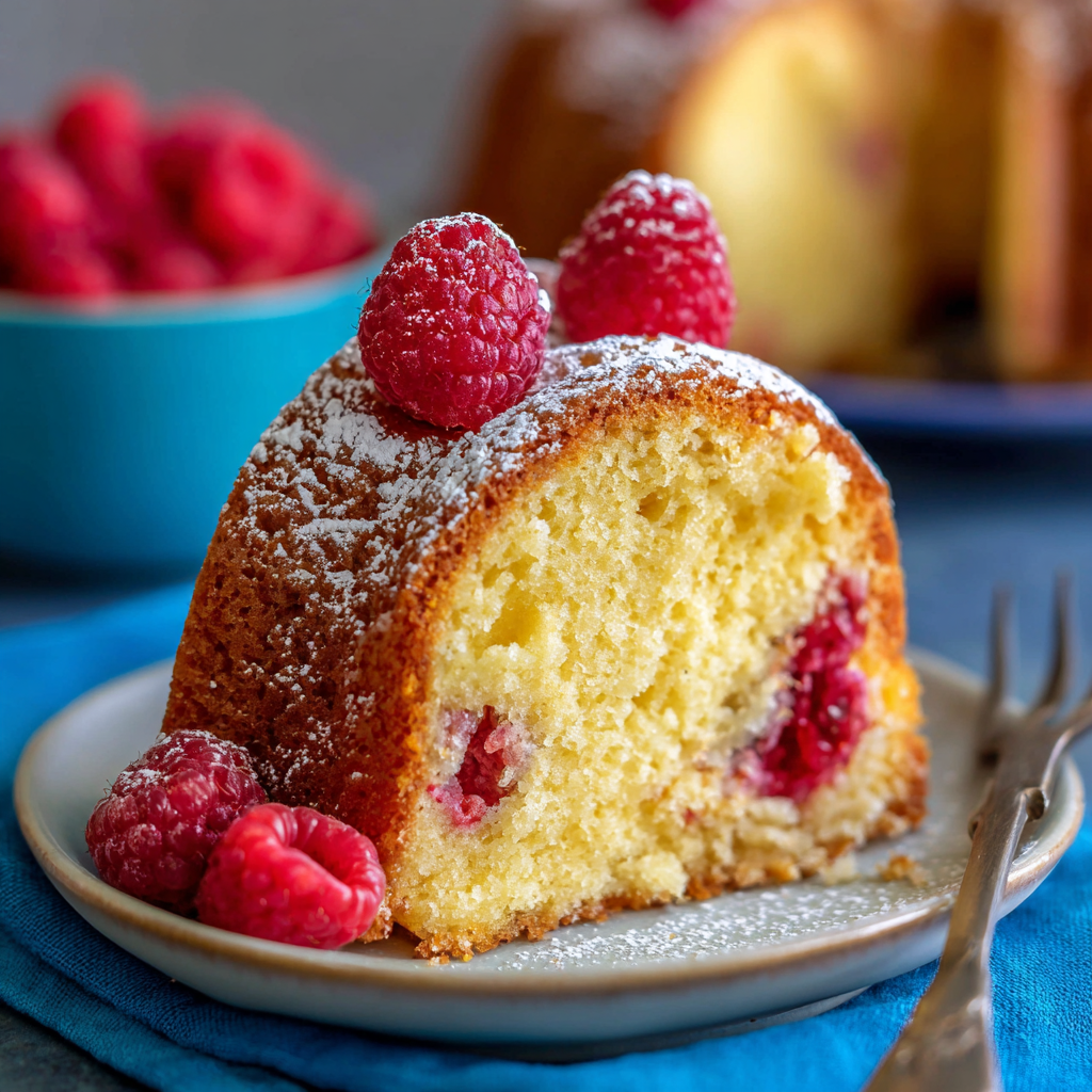 Zucchini Raspberry Cake Recipe