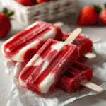Strawberry Yogurt Popsicles