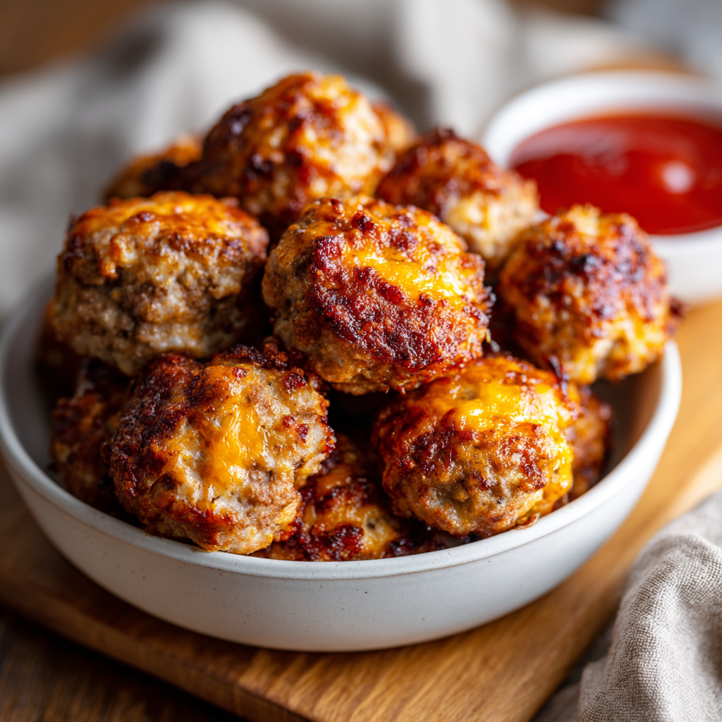 Cheesy Sausage Balls