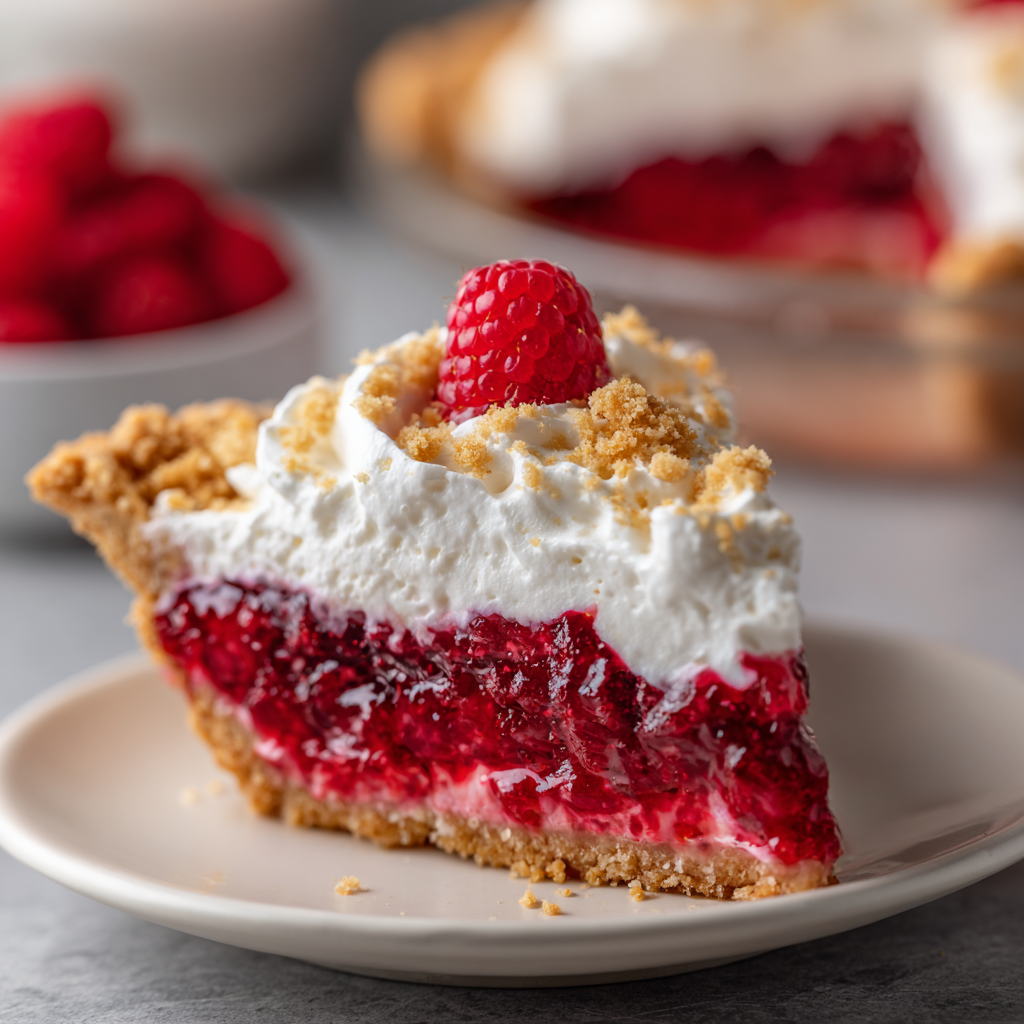No-Bake Raspberry Pie