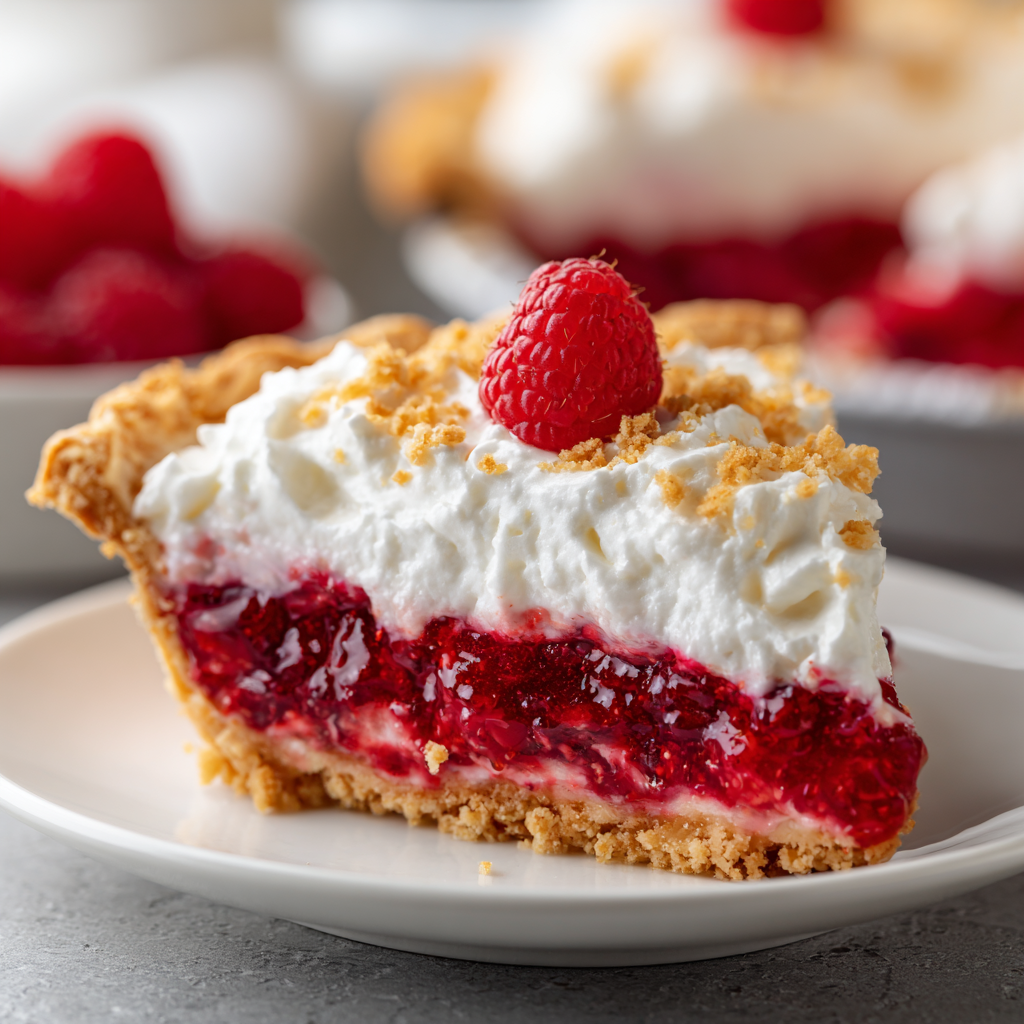 No-Bake Raspberry Pie