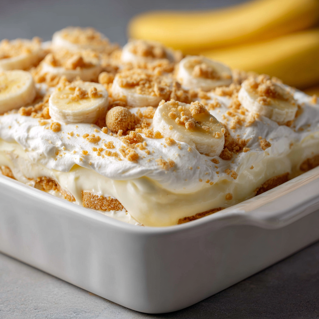Banana Pudding with Sour Cream 8 Banana Pudding with Sour Cream
