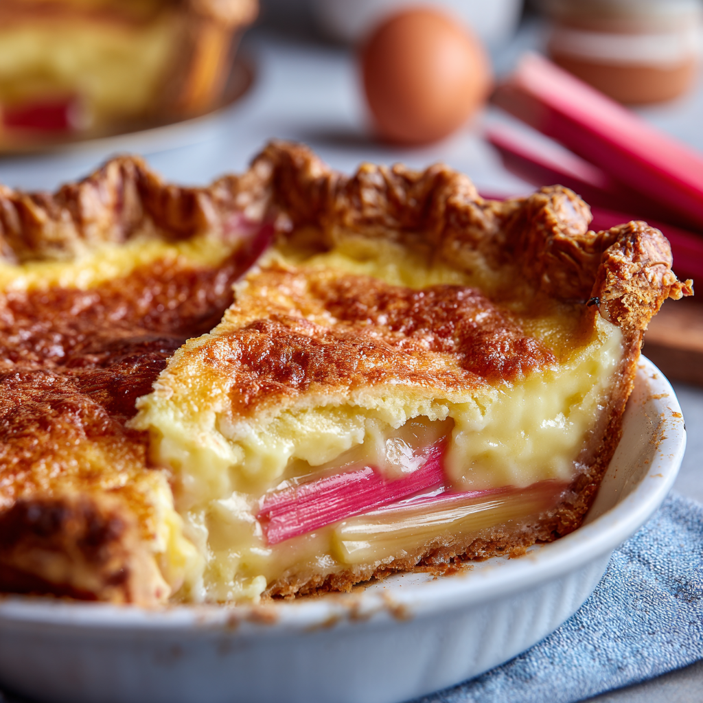 Rhubarb Custard Pie