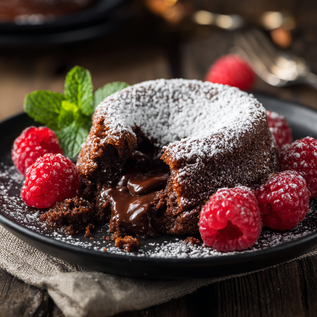 Mini Chocolate Lava Bundt Cakes