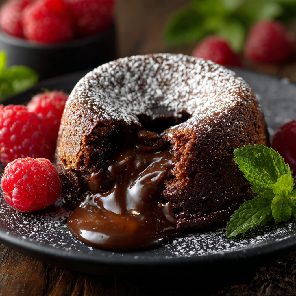 Mini Chocolate Lava Bundt Cakes