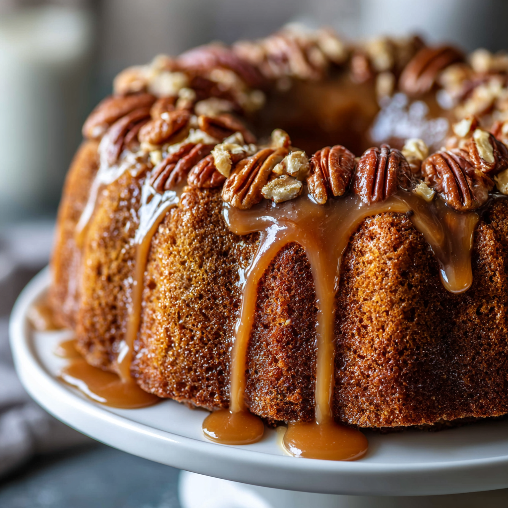 Pecan Upside Down Cake