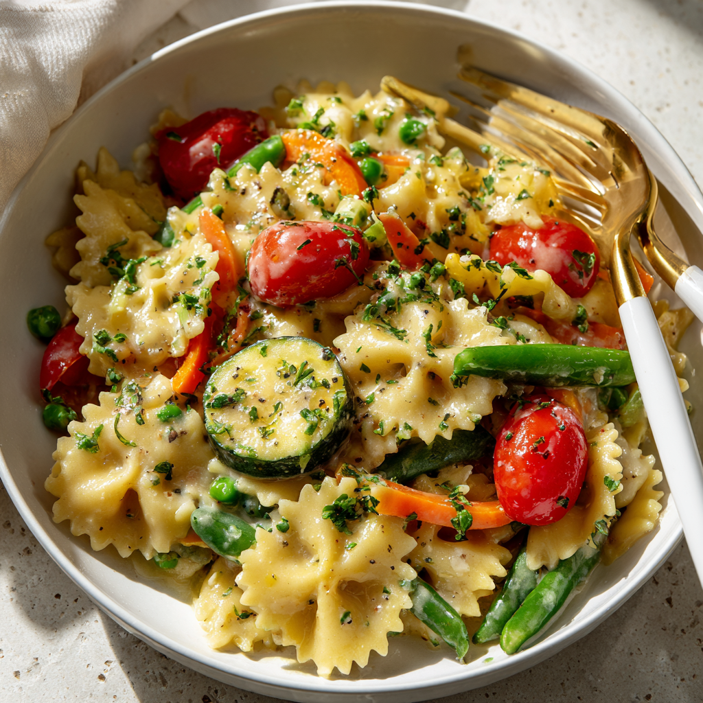 Creamy Pasta Primavera