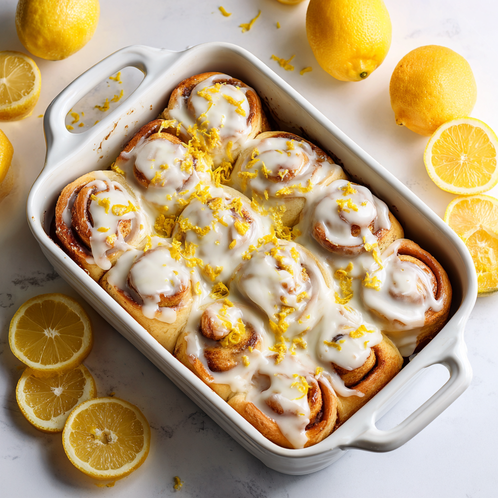 Lemon Sweet Rolls 8 Lemon Sweet Rolls