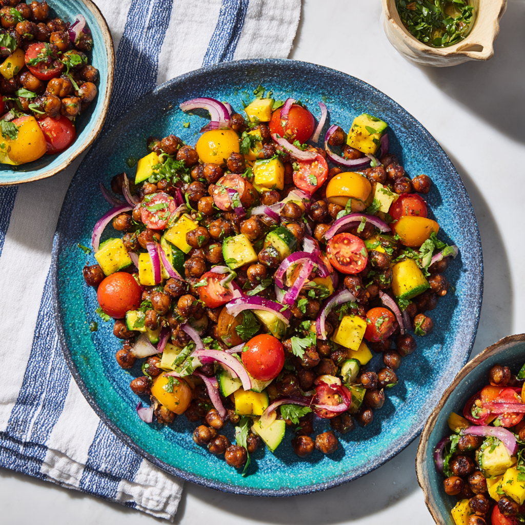 Kala Chana Chaat / Black Chickpea Salad 8 Kala Chana Chaat / Black Chickpea Salad