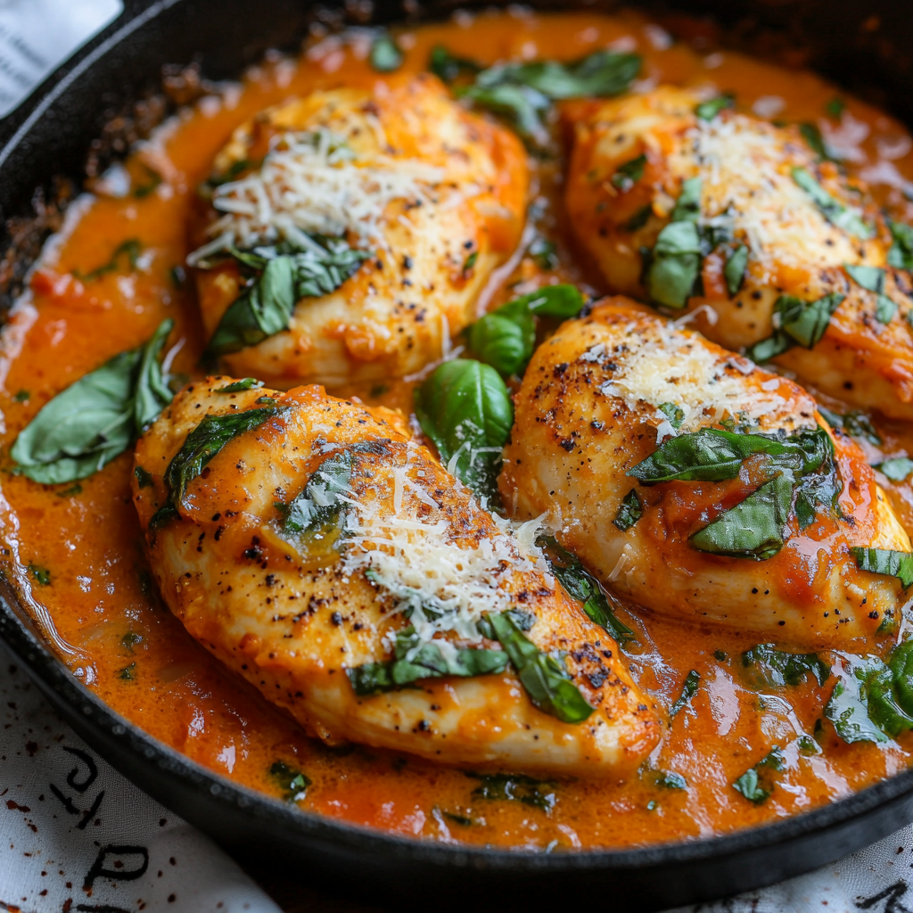 Creamy Tomato Basil Chicken