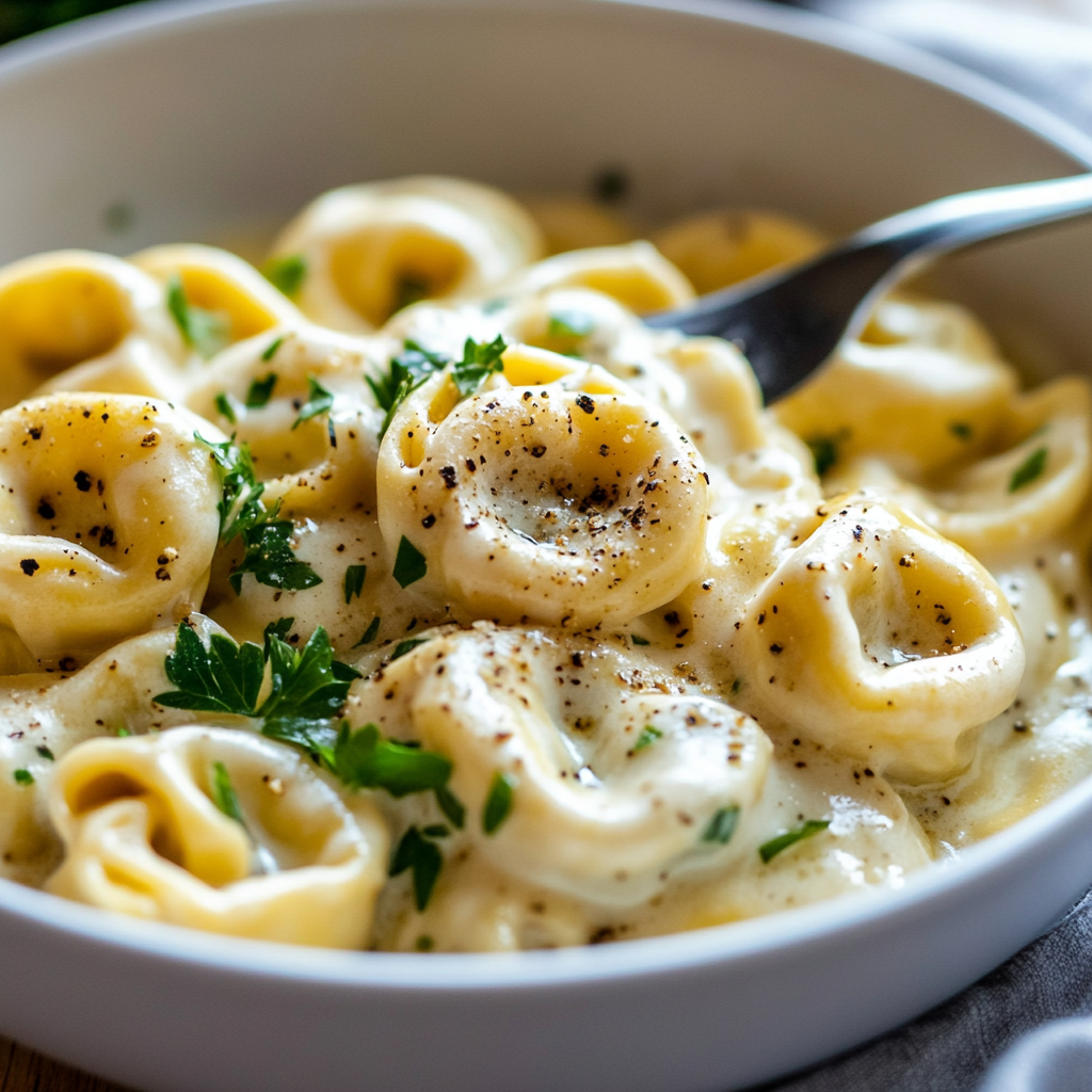 Best Creamy Garlic Butter Sauce for Tortellini