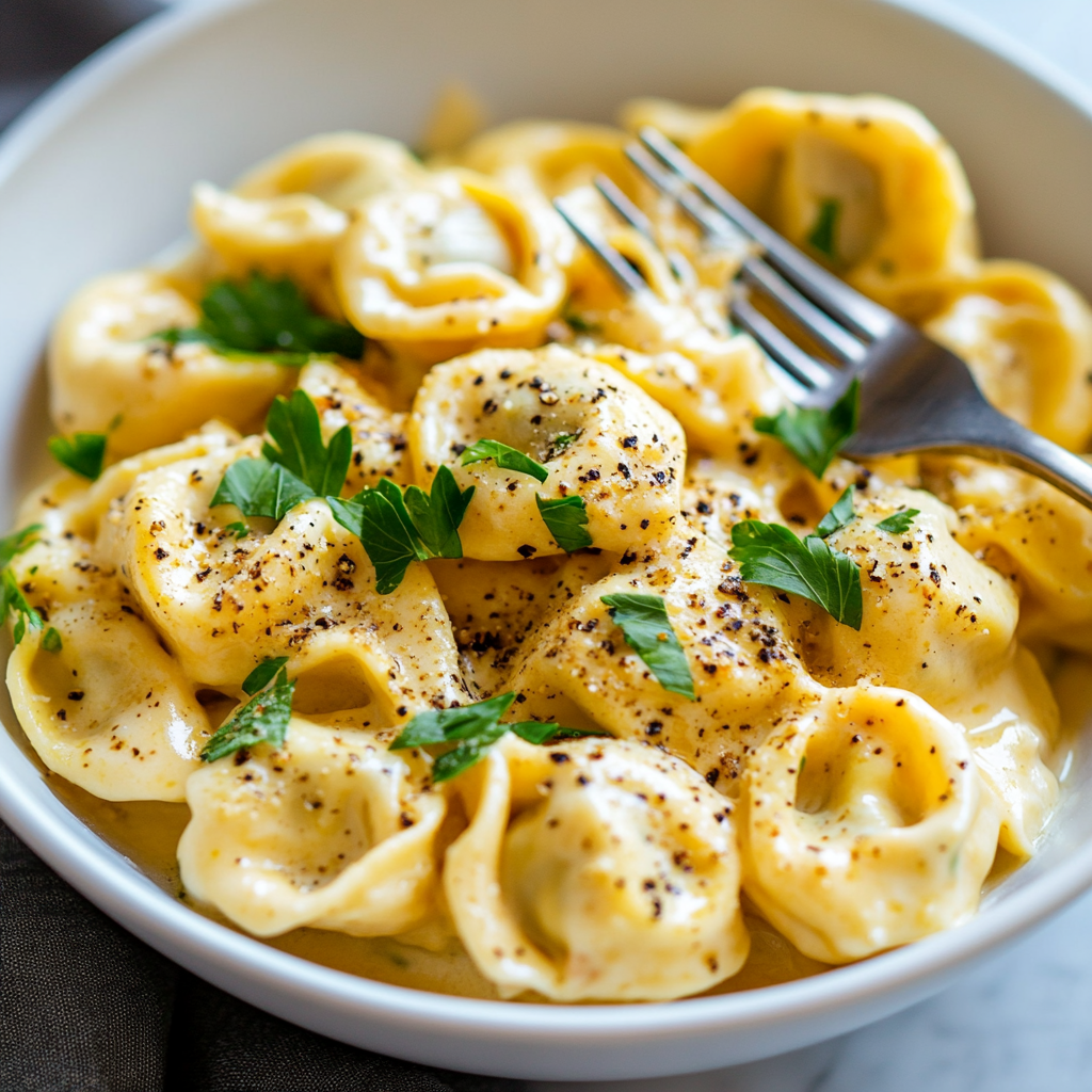 Best Creamy Garlic Butter Sauce for Tortellini