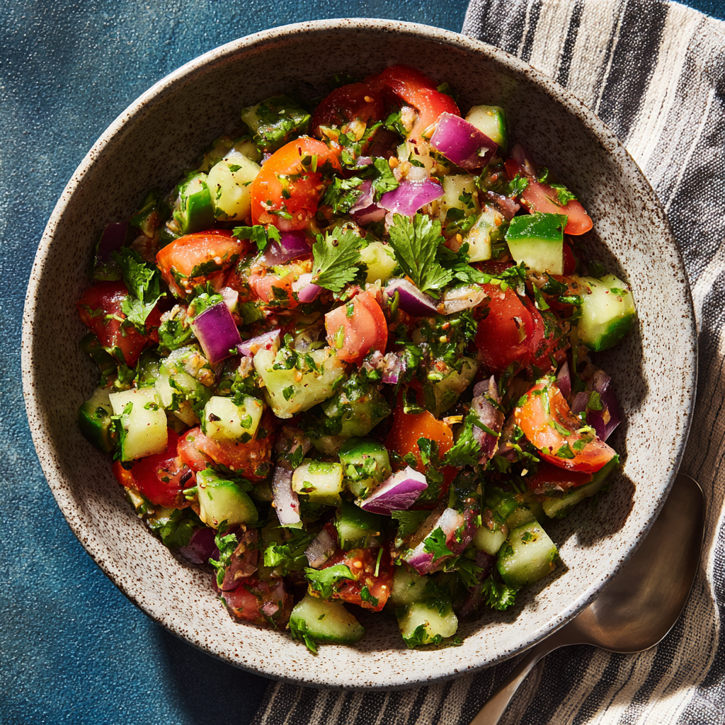 Kachumber (Authentic Indian Cucumber Salad)