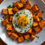 Sweet Potato Hash with Eggs