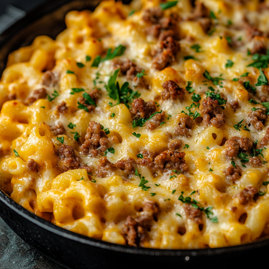 One Pot Chili Mac and Cheese