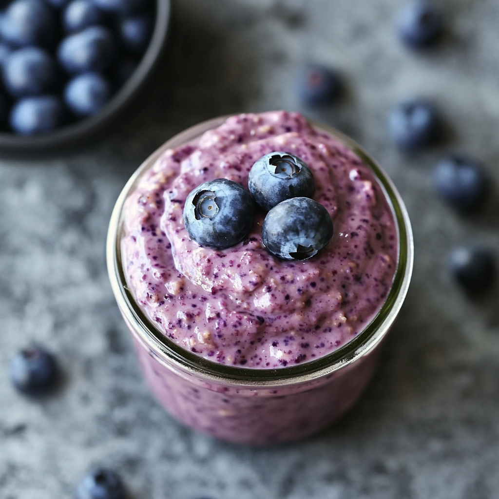 Blueberry Overnight Oats (Easy & Healthy)