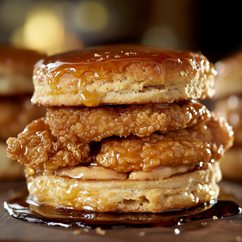 Hot Honey Chicken Biscuits