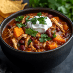 Slow Cooker Chicken and Sweet Potato Chili