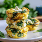 Quick & Healthy Egg Muffins with Spinach and Feta