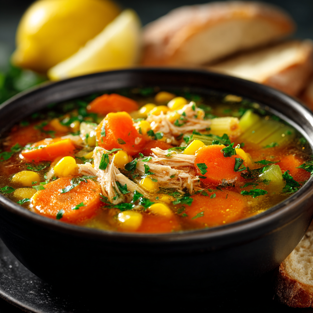 Instant Pot Chicken Vegetable Soup (Quick & Healthy)