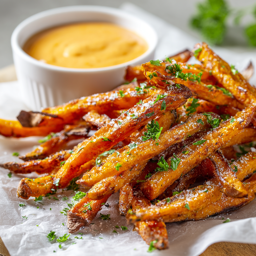 Crispy Oven Baked Sweet Potato Fries