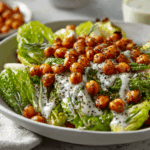 Vegan Caesar Salad with Chickpeas