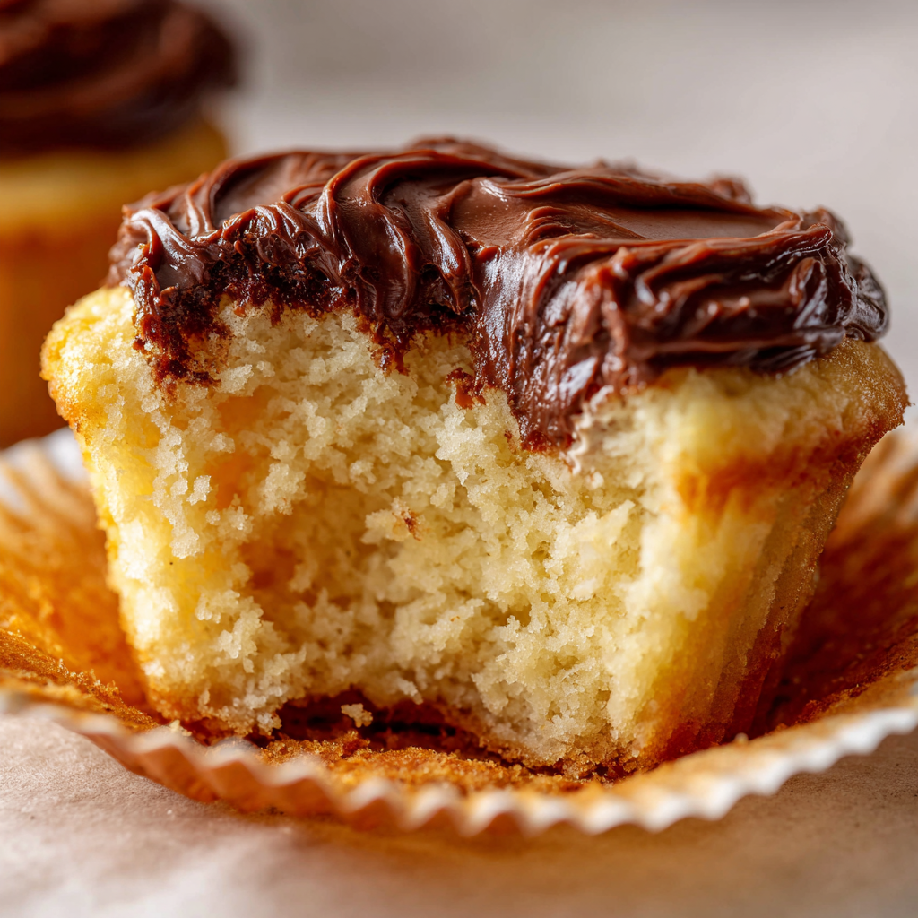 Boston Cream Pie Cupcakes