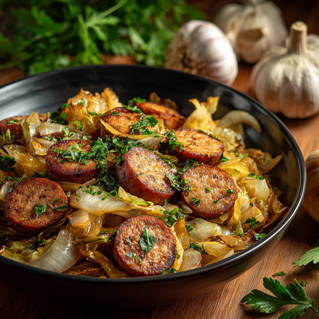 Easy Sausage and Cabbage Stir Fry (30-Minutes)