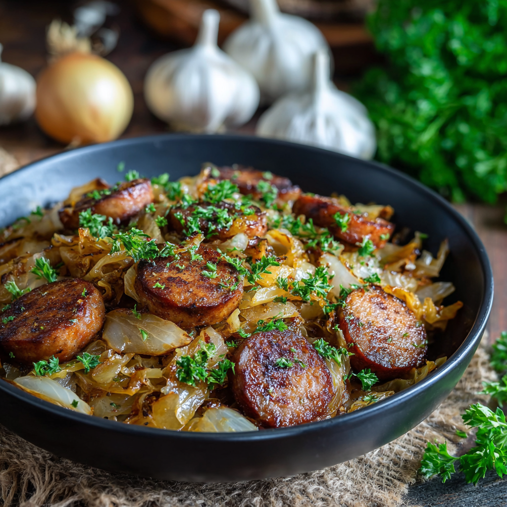 Easy Sausage and Cabbage Stir Fry (30-Minutes)